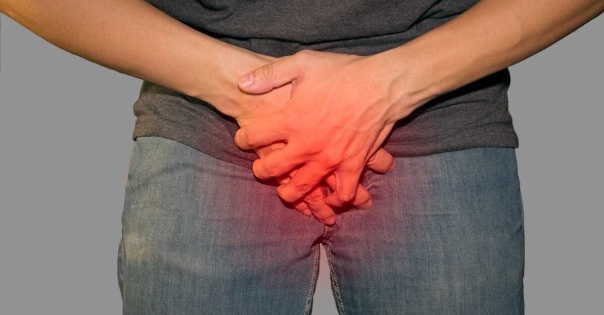 Leistenschmerzen während der pathologischen Entladung